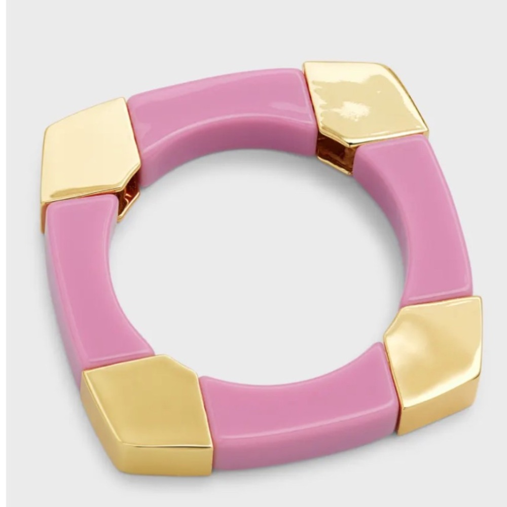 LELE SADOUGHI Gold and Pink Elegant Bracelet